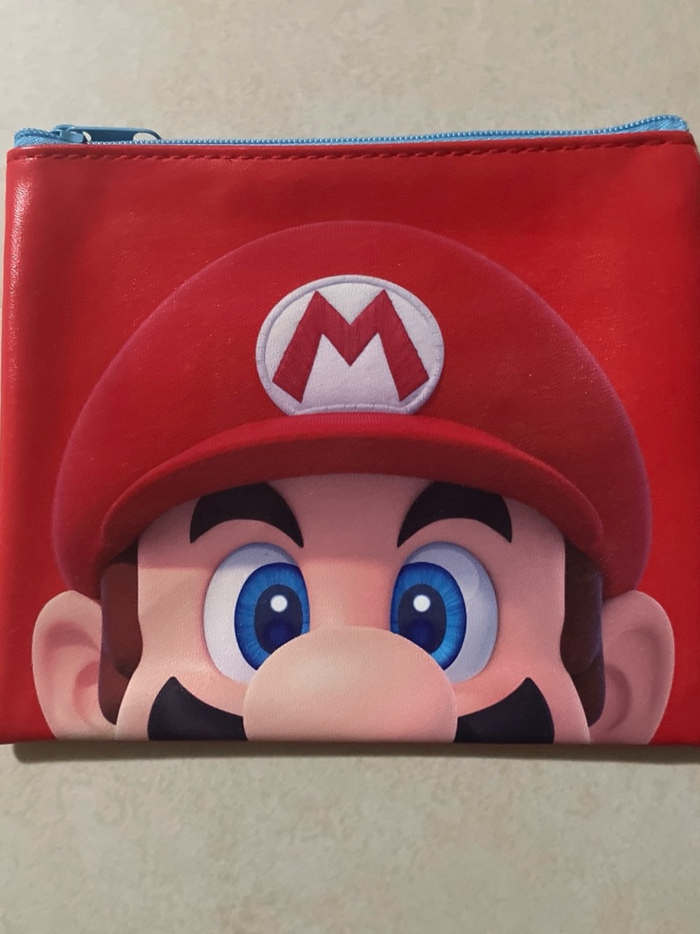 Super Mario red wallet or pencil case 5.75x5